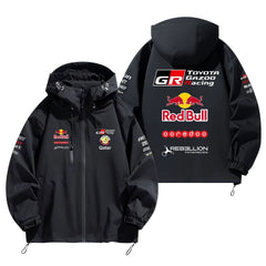 スポーツ＆カルチャー プリント Red Bull GR メンズ 防風 防寒 レーシングジャケット