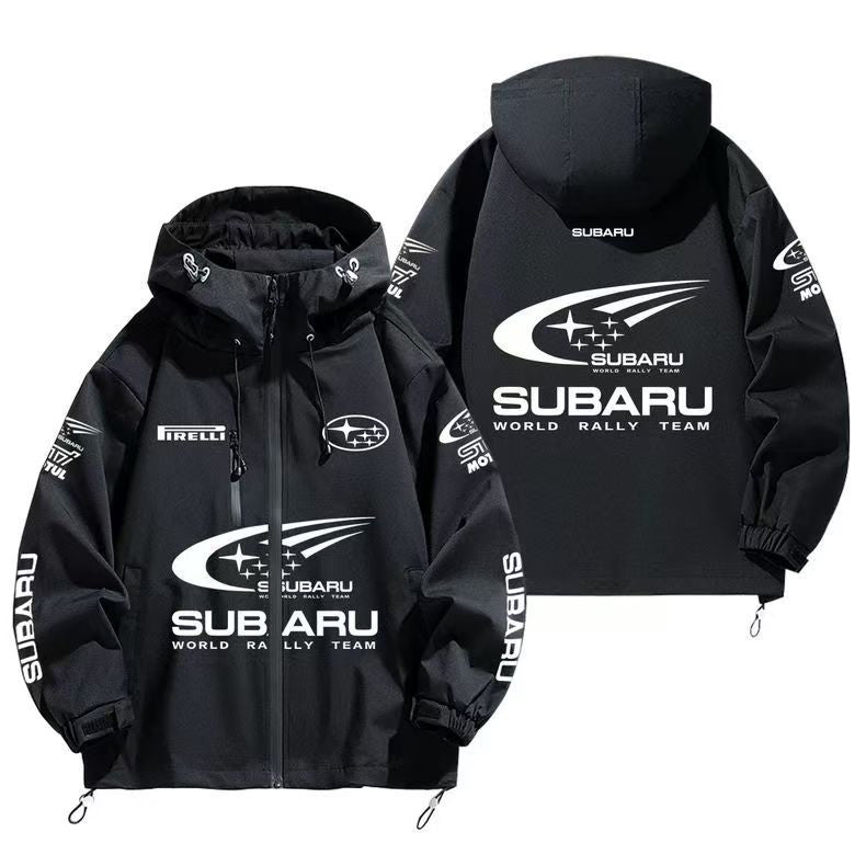 スポーツ＆カルチャー プリント ドライビングスタイル 防風 防寒 レーシングジャケット