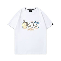 人気キャラ プリント トップス ドーナツ ユニセックス 半袖Ｔシャツ