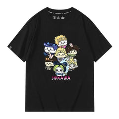 人気キャラ プリント トップス 黄金の精神! ユニセックス 半袖Ｔシャツ