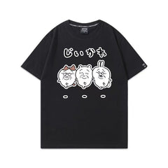 人気キャラ プリント トップス じいさん ユニセックス 半袖Ｔシャツ