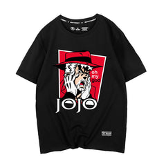 人気キャラ プリント トップス ジョセフ oh my god 驚き顔 半袖Ｔシャツ