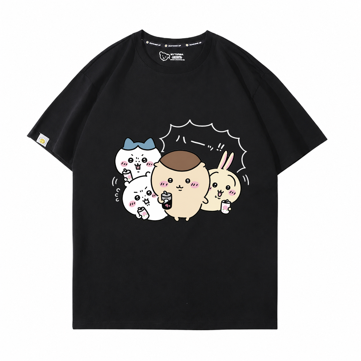 人気キャラ プリント トップス ハーッ！！ ユニセックス 半袖Ｔシャツ