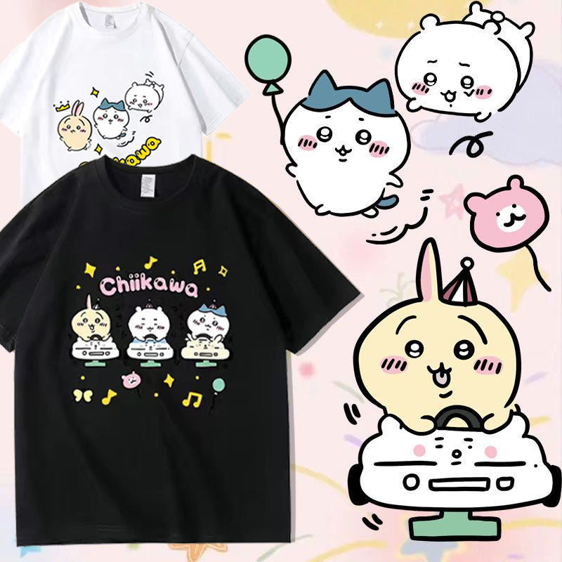 人気キャラ プリント トップス 誕生日 ユニセックス 半袖Ｔシャツ