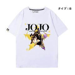 人気キャラ プリント トップス 星柄グラフィック ユニセックス 半袖 Ｔシャツ