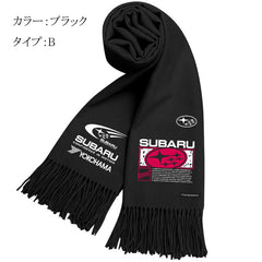 スポーツ＆カルチャー プリント マフラー ユニセックス ラリー仕様デザイン 暖かい 防寒 ショール・ネックウォーマー