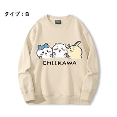 人気キャラ プリント トップス ‌‌仲間たち ユニセックス スウェット