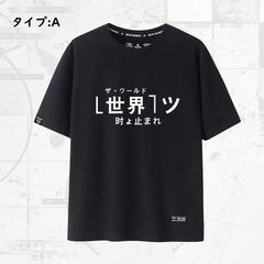 人気キャラ プリント トップス スタンド ユニセックス 半袖 Ｔシャツ