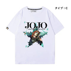 人気キャラ プリント トップス 星柄グラフィック ユニセックス 半袖 Ｔシャツ