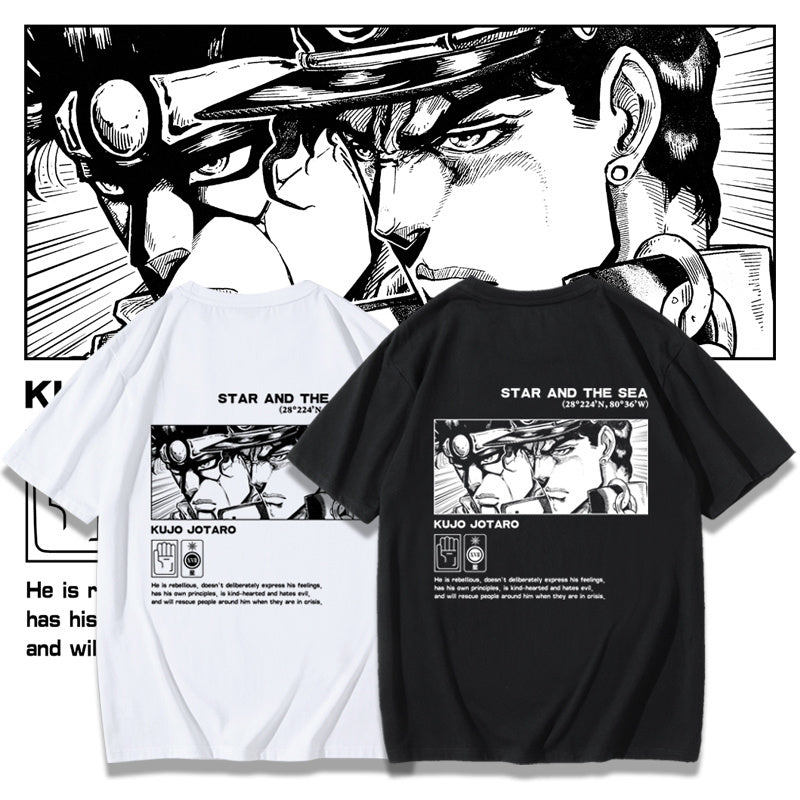 人気キャラ プリント トップス STAR AND THE SEA  ユニセックス 半袖 Ｔシャツ