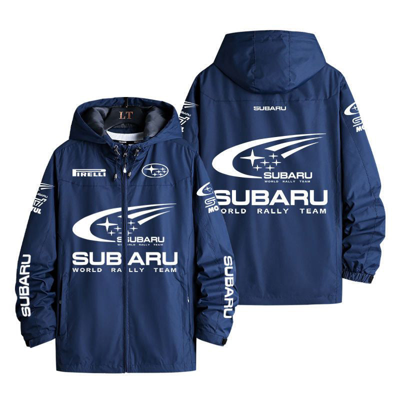 スポーツ＆カルチャー プリント アウター ラリー仕様デザイン メンズ 防風 防寒 レーシングジャケット