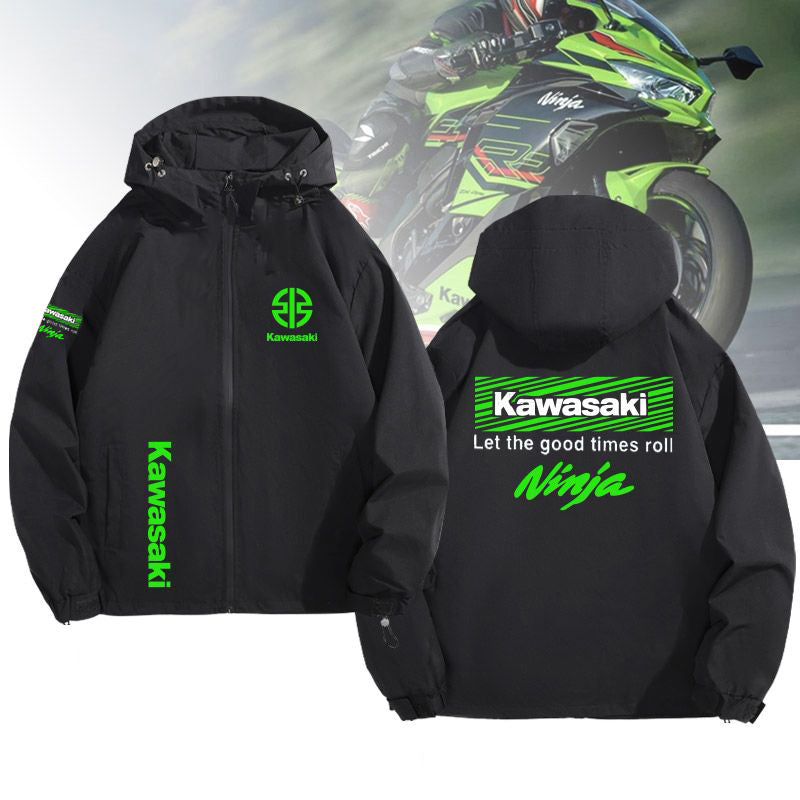 スポーツ＆カルチャー プリント モータースポーツ メンズ 防風 防寒 レーシングジャケット