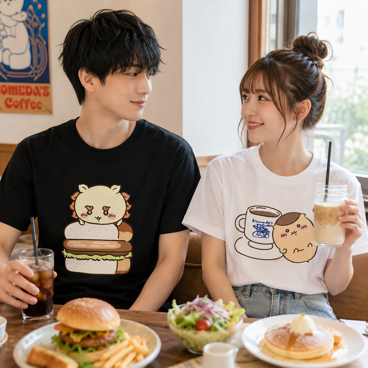 人気キャラ プリント トップス アフタヌーンティー ユニセックス 半袖Ｔシャツ