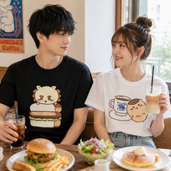 人気キャラ プリント トップス アフタヌーンティー ユニセックス 半袖Ｔシャツ