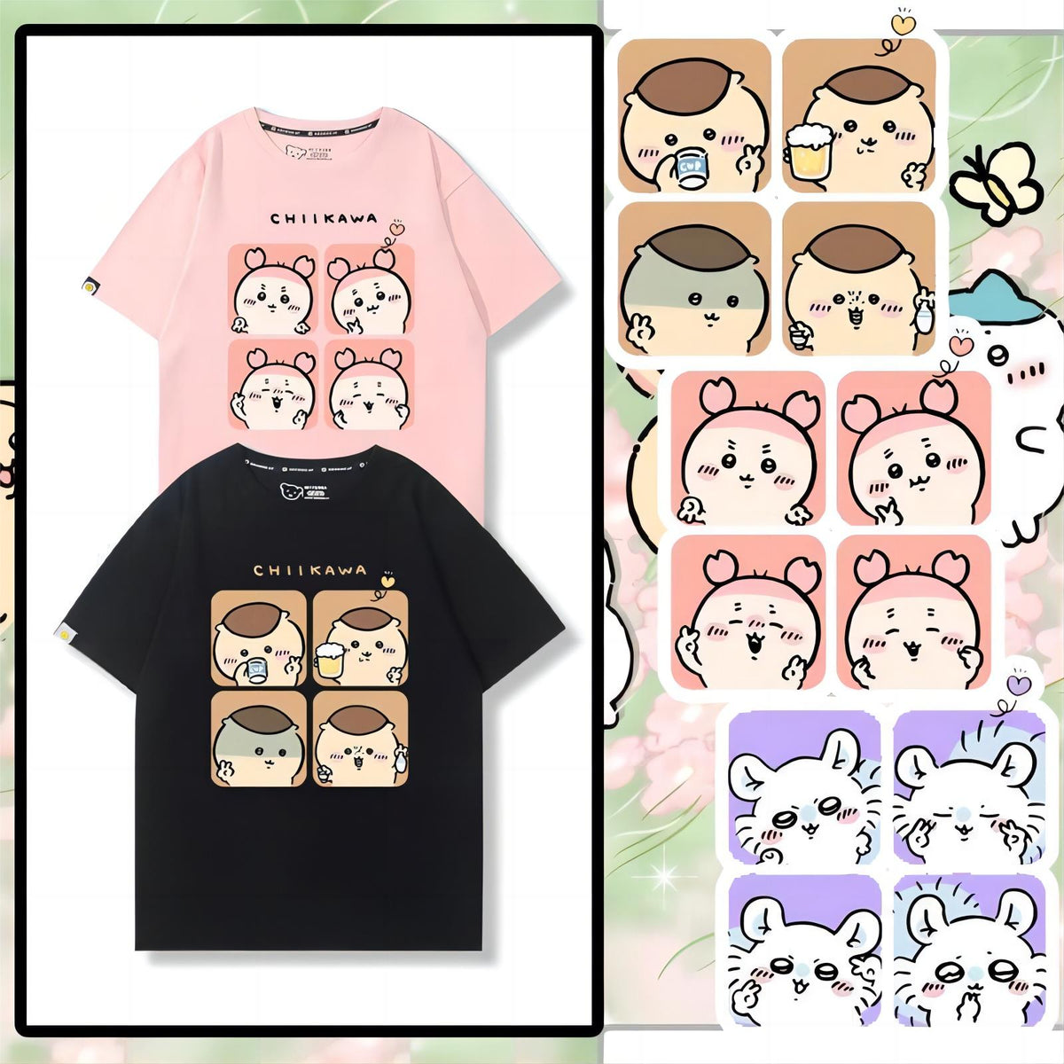 人気キャラ プリント トップス 楽しい時間  ユニセックス 半袖Ｔシャツ