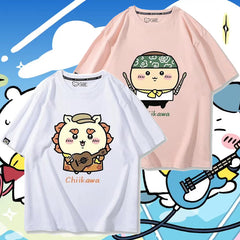 人気キャラ プリント トップス 楽団 ユニセックス 半袖Ｔシャツ