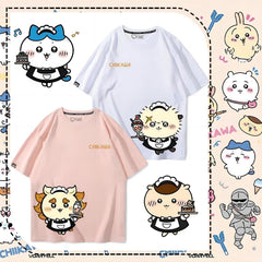 人気キャラ プリント トップス スイーツ店 ユニセックス 半袖Ｔシャツ