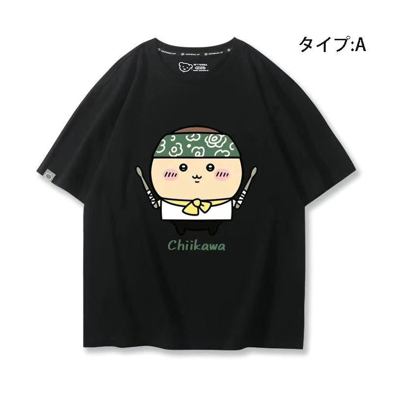 人気キャラ プリント トップス 楽団 ユニセックス 半袖Ｔシャツ