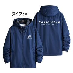 スポーツ＆カルチャー プリント アウター Hマーク 仕様 メンズ 防風 防寒 ジャケット