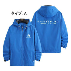 スポーツ＆カルチャー プリント アウター Hマーク 仕様 メンズ 防風 防寒 ジャケット