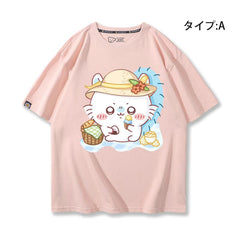 人気キャラ プリント トップス ピク楽しいひととき ユニセックス 半袖Ｔシャツ