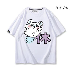 人気キャラ プリント トップス 休日 ユニセックス 半袖Ｔシャツ