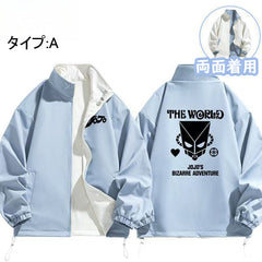 人気キャラ プリント トップス スタンドパワー 両面着用 春秋 防風 ユニセックス アウター