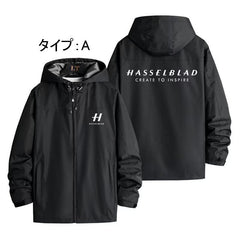スポーツ＆カルチャー プリント アウター Hマーク 仕様 メンズ 防風 防寒 ジャケット