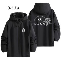 スポーツ＆カルチャー プリント アウター α マーク 仕様 メンズ 防風 防寒 ジャケット
