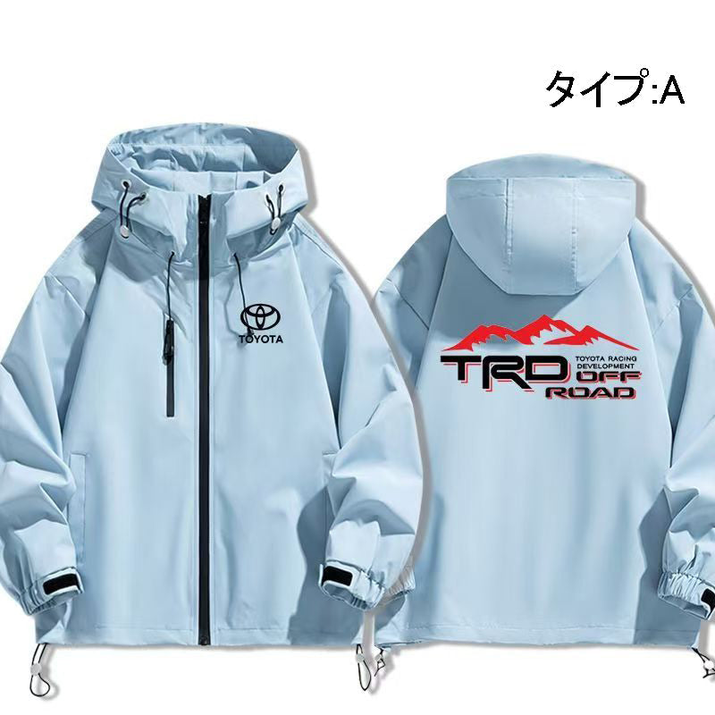 スポーツ＆カルチャー プリント オフロード風 メンズ 防風 防寒 レーシングジャケット