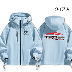 スポーツ＆カルチャー プリント オフロード風 メンズ 防風 防寒 レーシングジャケット