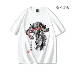 人気キャラ プリント トップス STANDPOWER ユニセックス 半袖 Ｔシャツ