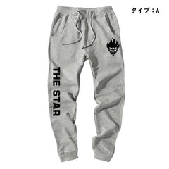 人気キャラ プリント ボトムズ じょじょスタンド ユニセックス  パンツ