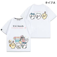 人気キャラ プリント トップス【SWEETS SHOP】ユニセックス 半袖Ｔシャツ