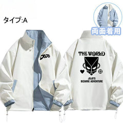 人気キャラ プリント トップス スタンドパワー 両面着用 春秋 防風 ユニセックス アウター