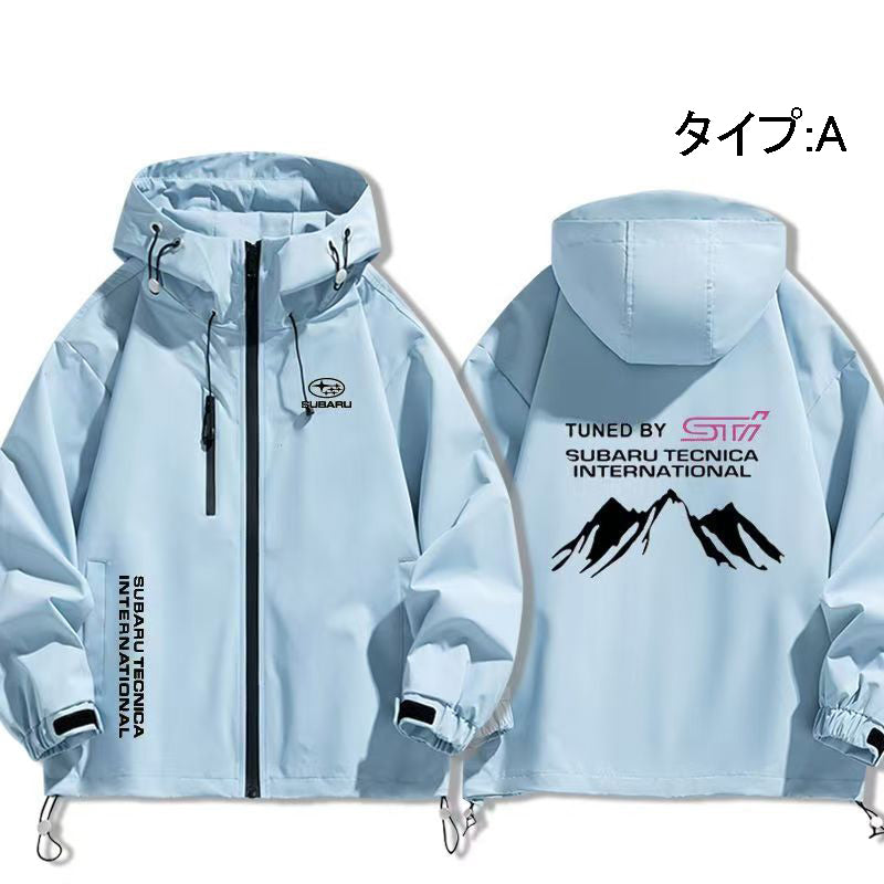 スポーツ＆カルチャー プリント ストリート×アウトドア メンズ 防風 防寒 レーシングジャケット