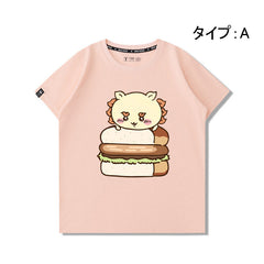 人気キャラ プリント トップス アフタヌーンティー ユニセックス 半袖Ｔシャツ