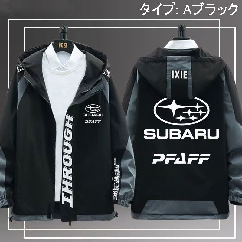 スポーツ＆カルチャー プリント ハイパフォーマンス系 メンズ 防風 防寒 レーシングジャケット