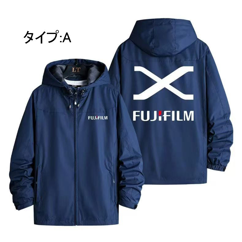 スポーツ＆カルチャー プリント アウター フィールドジャケット仕様 メンズ 防風 防寒 ジャケット