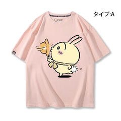 人気キャラ プリント トップス 遠足 ユニセックス 半袖Ｔシャツ