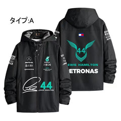 スポーツ＆カルチャー プリント アウター カーナンバー 44 メンズ 防風 防寒 レーシングジャケット