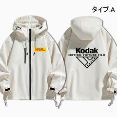 スポーツ＆カルチャー プリント アウター KODAKプリント メンズ 防風 防寒 ジャケット