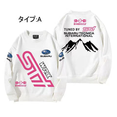 スポーツ＆カルチャー プリント トップス STI ユニセックス 長袖 スウェット