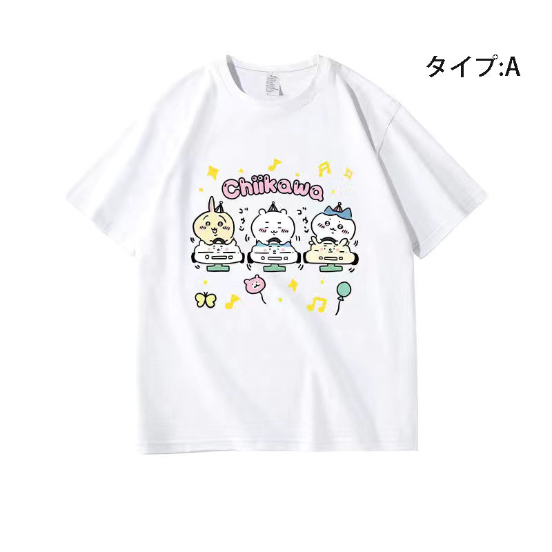 人気キャラ プリント トップス 誕生日 ユニセックス 半袖Ｔシャツ