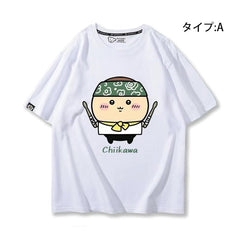 人気キャラ プリント トップス 楽団 ユニセックス 半袖Ｔシャツ