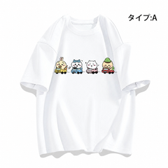 人気キャラ プリント トップス 新米運転手 ユニセックス 半袖Ｔシャツ