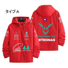 スポーツ＆カルチャー プリント アウター カーナンバー 44 メンズ 防風 防寒 レーシングジャケット