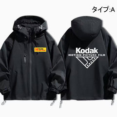 スポーツ＆カルチャー プリント アウター KODAKプリント メンズ 防風 防寒 ジャケット