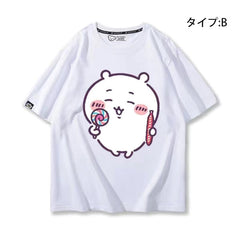 人気キャラ プリント トップス お菓子 ユニセックス 半袖Ｔシャツ
