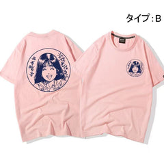 人気キャラ プリント トップス バスケの達人 ユニセックス 半袖Ｔシャツ